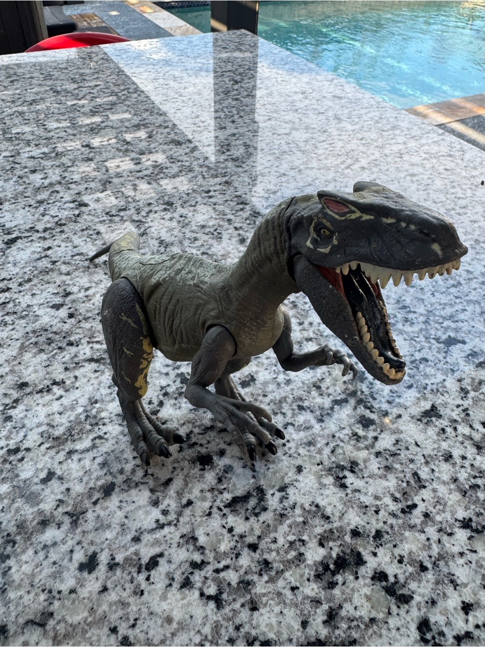 Mattel Grey and Black Raptor Action Figure